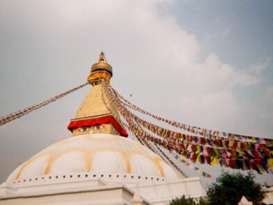 A temple in Miwa Blumer's ancestral homeland, Nepal