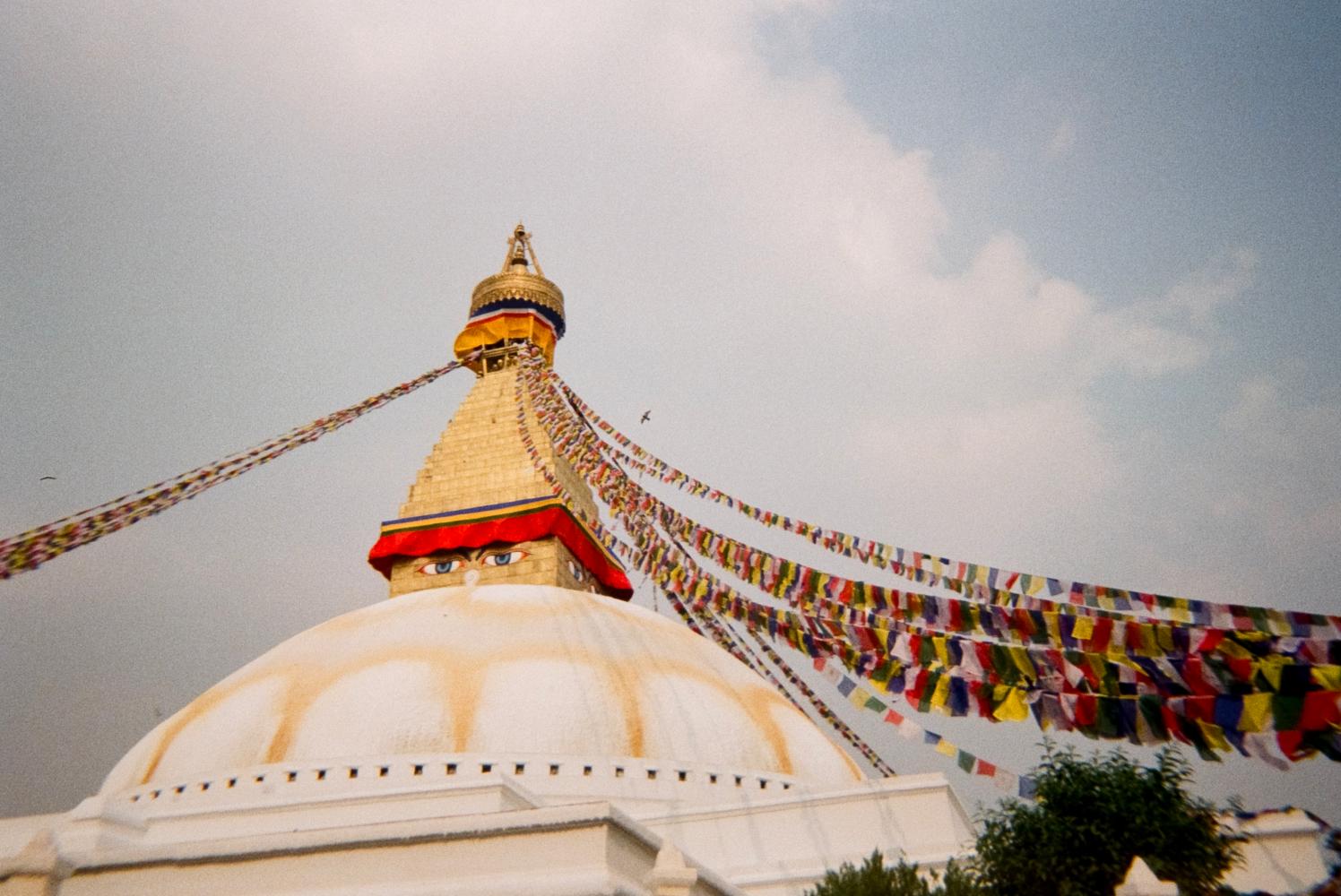 A temple in Miwa Blumer's ancestral homeland, Nepal